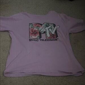 MTV Pink Short Sleeve Tee